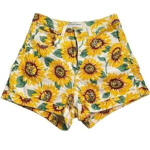 American Apparel Sunflower High Rise Shorts 🌻